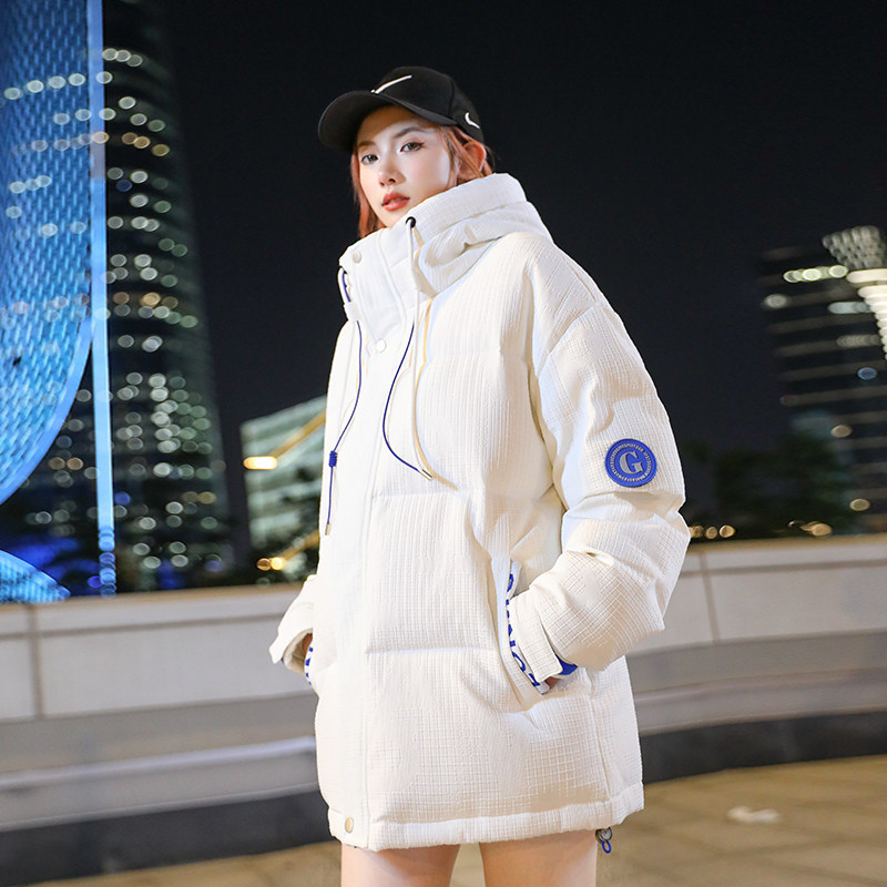 冬季防风抗寒保暖连帽标鸭绒外套羽绒服男女同款B247-2581-p130,男装羽绒服,电商B247