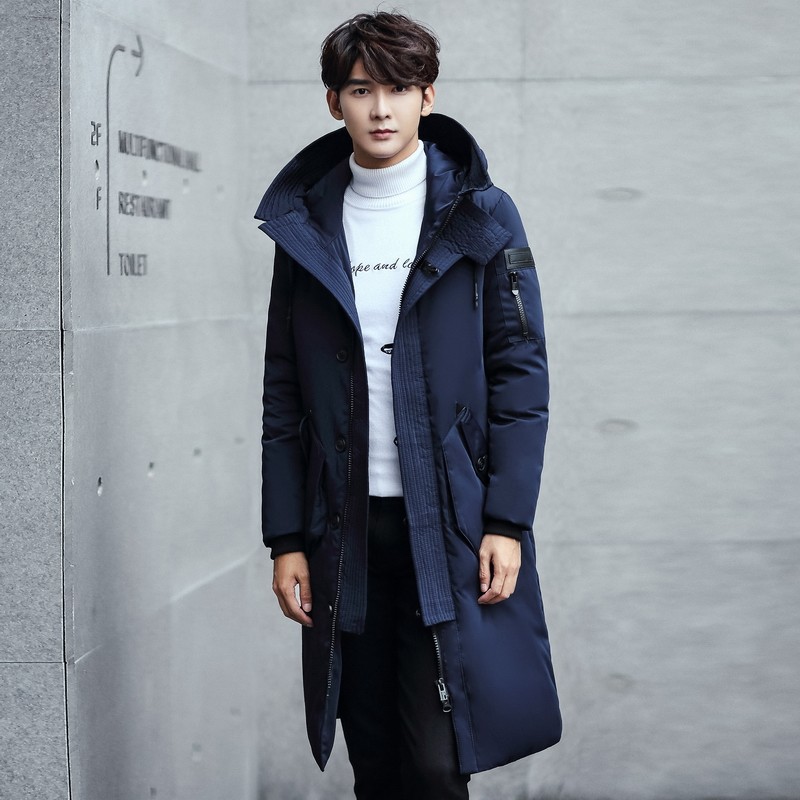 2020电商B247冬季新款港风男中长款潮保暖抗寒羽绒服男MY65-P140,男装羽绒服,电商B247