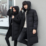 2022冬季羽绒服长款加厚抗寒连帽外套男女同款DS-B247-Y908-P190，男装羽绒服，电商B247