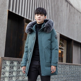 2022冬季新款狐狸毛羽绒服大毛领加厚外套男装DS-B247-2099-P200，男装羽绒服，电商B247