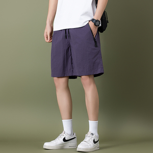 美式高街潮牌男女同款宽松休闲百搭多巴胺色系短裤B247-K91-p39图片