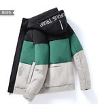 2021电商B247冬季新款加厚白鸭绒羽绒服拼色时尚工装MY801-P135，男装羽绒服，电商B247