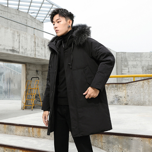 2020电商B247冬季新款港风连帽外套保暖抗寒加厚羽绒服男925-P245,男装羽绒服,电商B247