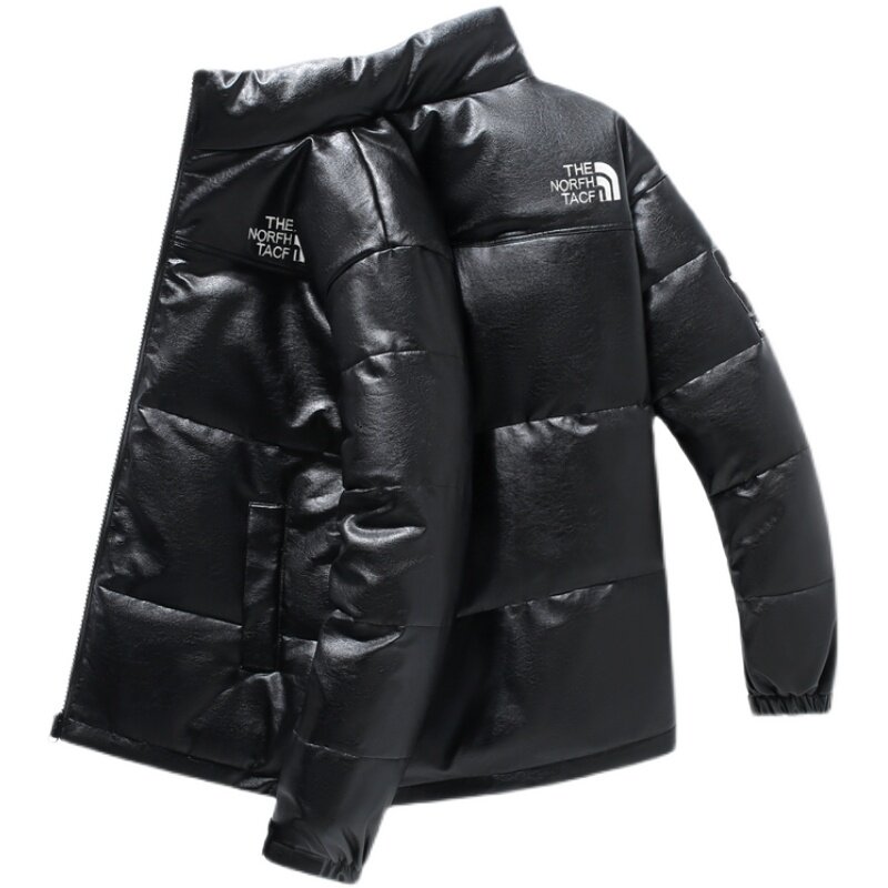 2021电商B247冬季短款加厚外套羽绒服休闲男装潮牌皮面MY21-P145,男装羽绒服,电商B247