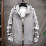 24年春夏新款UPF50+三条杠防晒衣时尚外套DS-B247-916-P33，男装防晒衣，电商B247