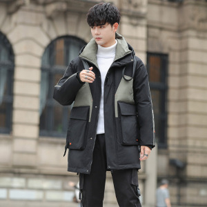 2024冬装新款连帽羽绒服中长款潮流保暖外套男DS-B247-9378-P230图片
