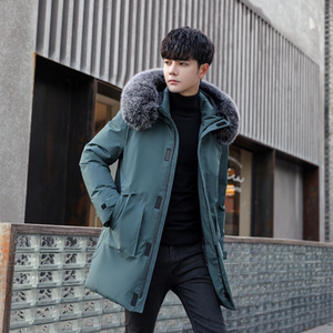 2022冬季新款白鸭绒羽绒服大毛领加厚抗寒外套DS-B247-2099-P200图片