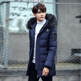 2020电商B247冬季新款商务都市休闲男士羽绒服中长款男MY69-P110，男装羽绒服，电商B247
