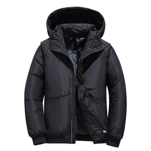 2020电商B247冬季新款羽绒服连帽加厚男士韩版保暖短款7804-P90图片