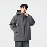 冬季暖标防风防寒白鸭绒连帽外套羽绒服情侣款B247-5333-p305，男装羽绒服，电商B247