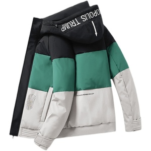 2021电商B247冬季新款加厚白鸭绒羽绒服拼色时尚外穿MY801-P135图片