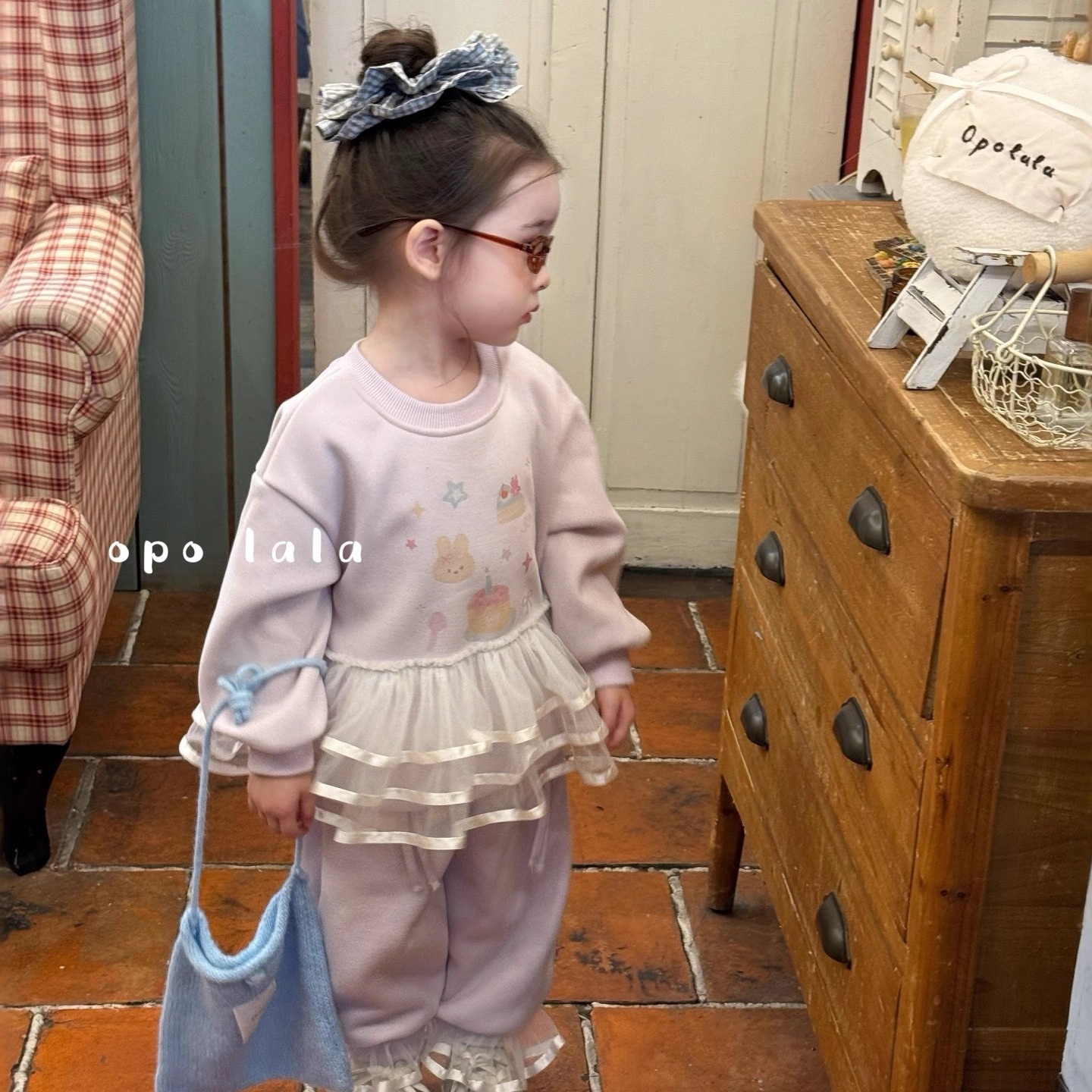 女童深秋款运动套装2025新款