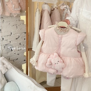 档口童装 上新加厚现货毛衣77096粉色特卖 Opolala深秋冬25年新款