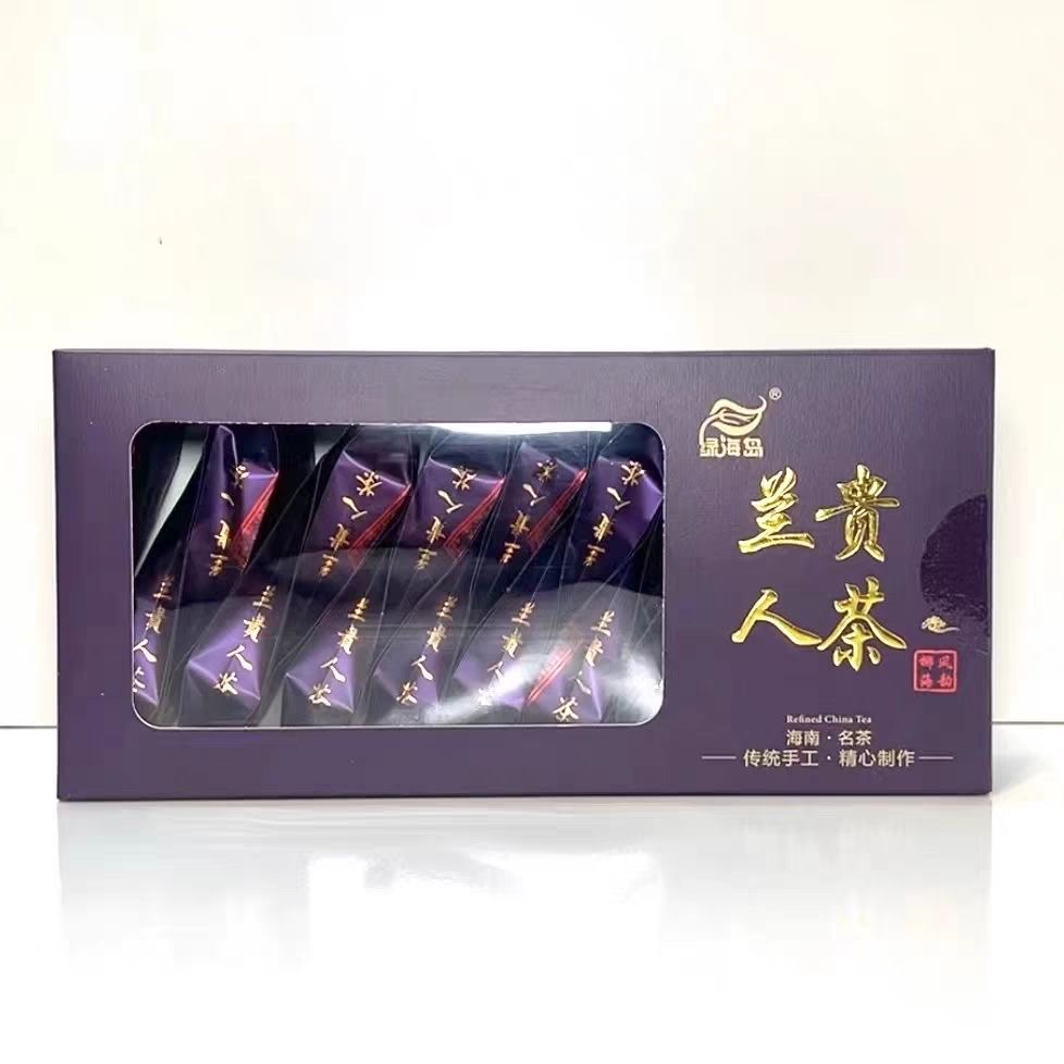绿海岛兰贵人140g乌龙茶和香荚兰豆的调配独立小包茶盒装手信特产