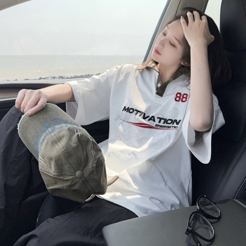 复古迷彩飞马POLO领短袖T恤