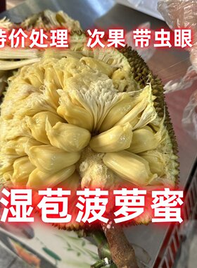 特价湿包菠萝蜜 瑕疵次果 畸形带虫眼 自吃实惠装新鲜软苞木菠萝