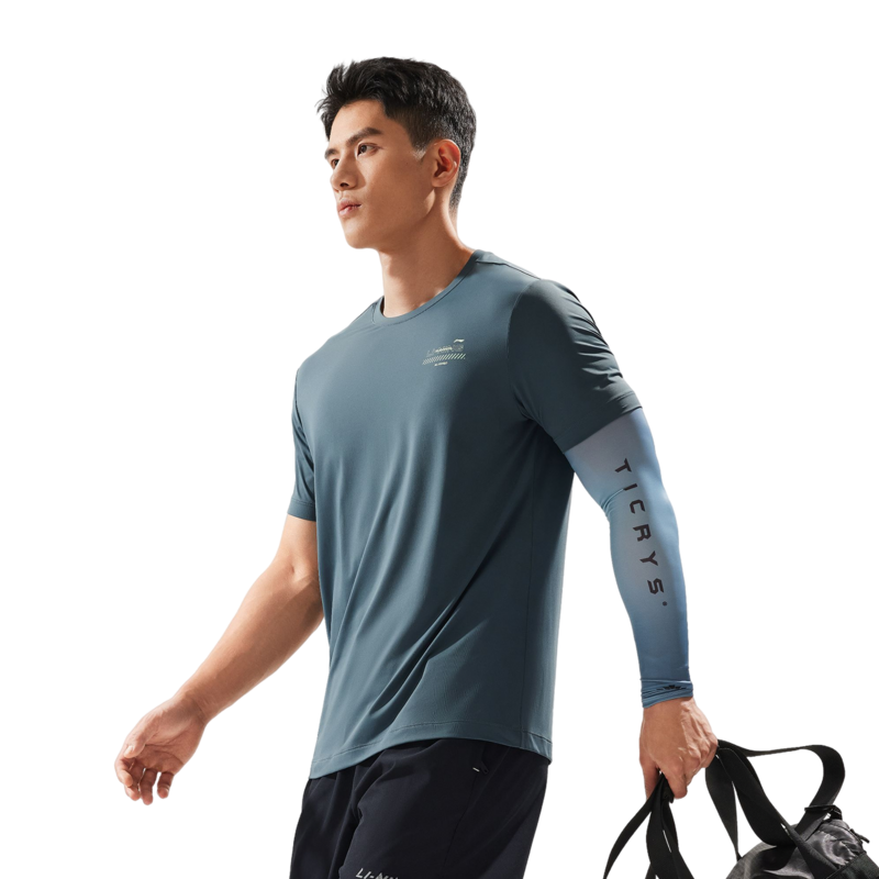 李宁短袖秋男子跑训系列舒适透气简约常规短袖T恤衫ATSU065-B品,运动服/休闲服装,运动T恤,淘宝优惠券,粉丝福利购,淘宝优惠卷