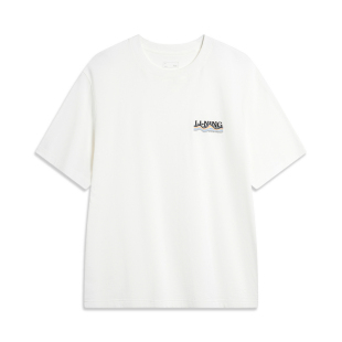 运动潮流休闲百搭运动上衣AHSU301 新款 B品 T恤24夏季 李宁男子短袖