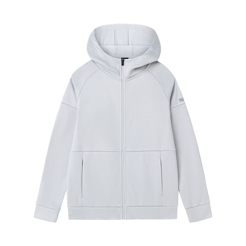 361°运动卫衣男针织连帽卫衣开衫休闲外套652444606