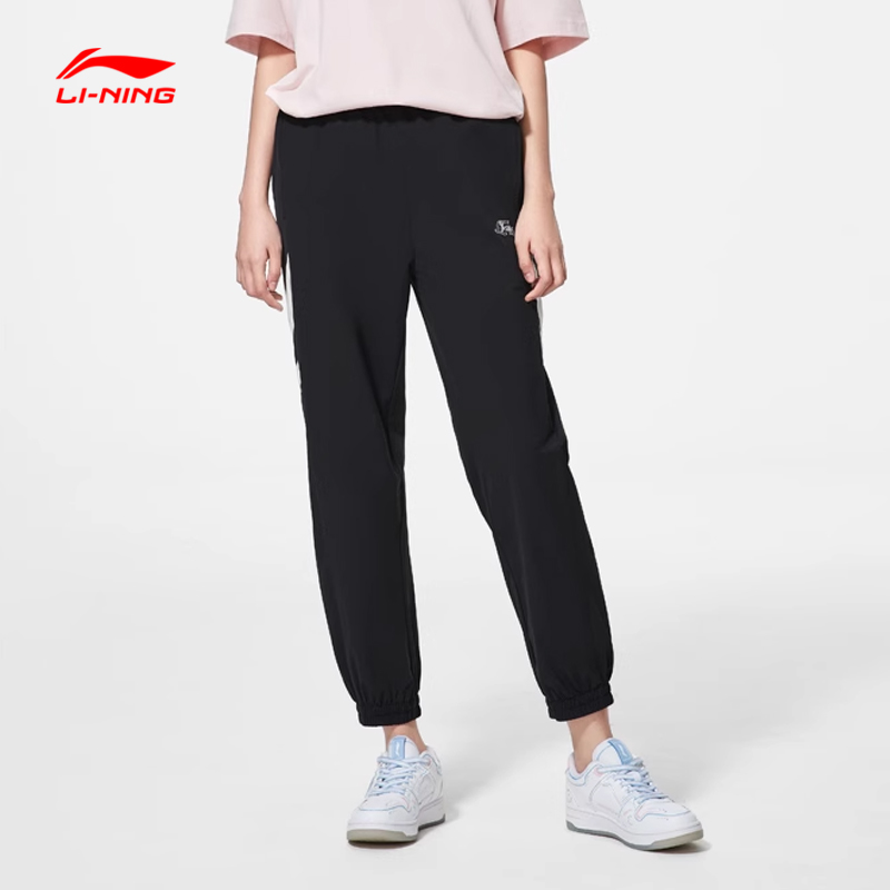 李宁运动裤女夏季时尚系列舒适