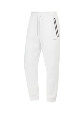 LI-NING/李宁男子健身系列潮流休闲百搭运动长裤卫裤AKLT439-B品