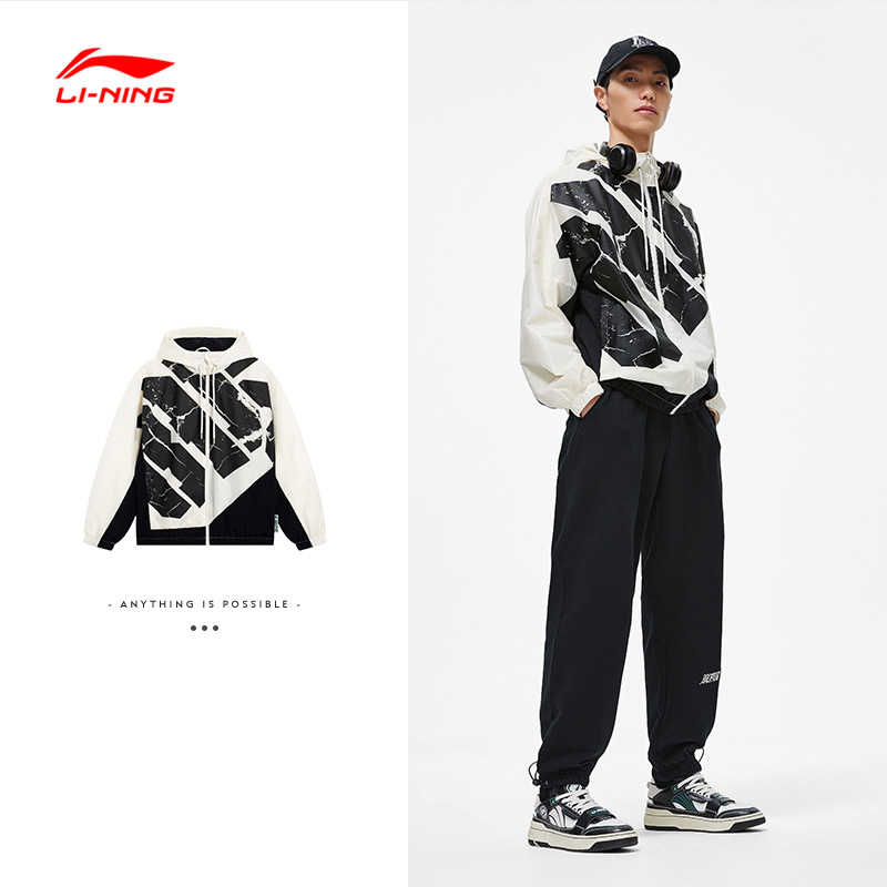 李宁运动风衣舒适休闲时尚