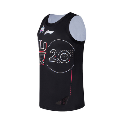李宁比赛服春男CBA全明星篮球系列透气常规比赛上衣AAYS211-B品