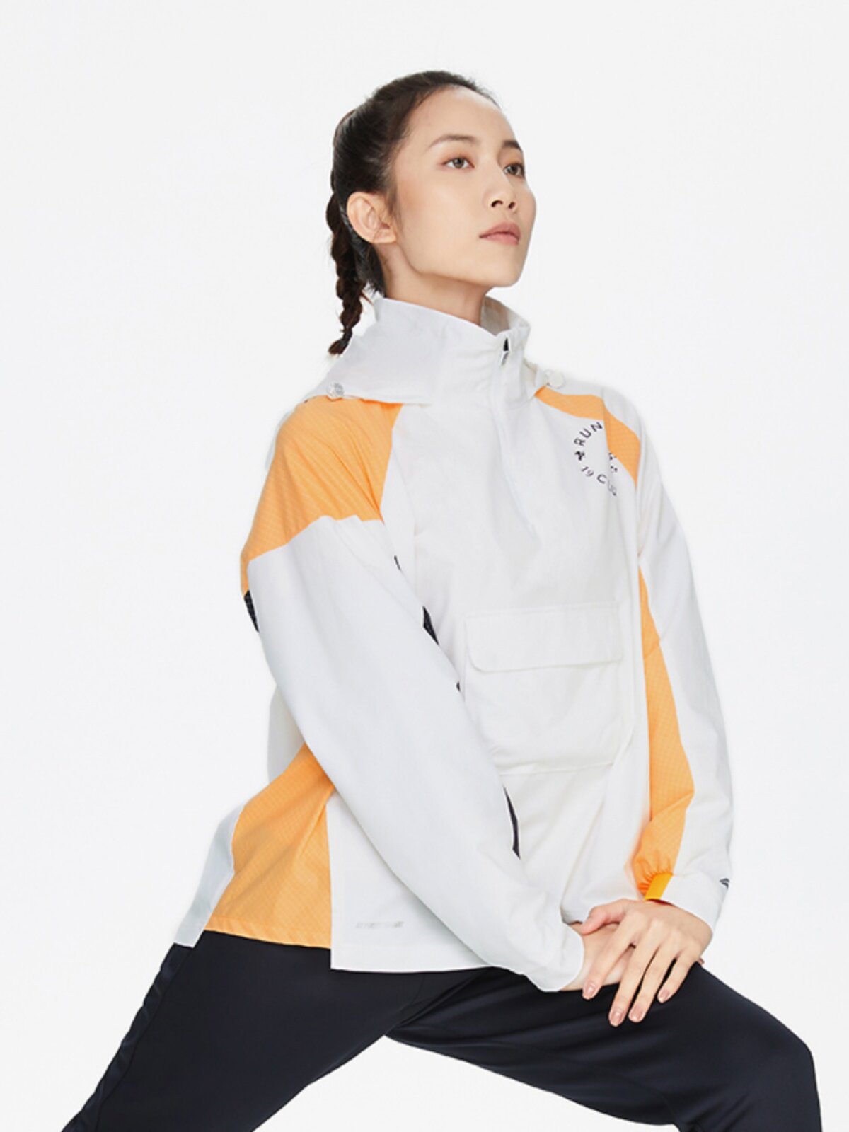 LI NING 여성 가을 ??캐주얼 스포츠 세련된 컴포트 윈드 브레이커 다목적 통기성 루즈 가디건 후드 탑 AFDS048