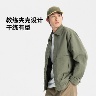 中国李宁2025新款 CF溯男子防泼水舒适宽松运动风衣AFDV345