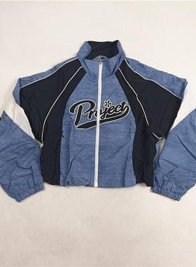 李宁夹克女子秋运动潮流系列短款透气宽松拉链外套AJDU270-B品