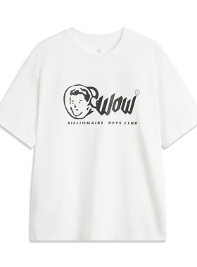 李宁韦德系列男宽松时尚透气圆领针织舒适短袖文化衫AHSUC33-B品