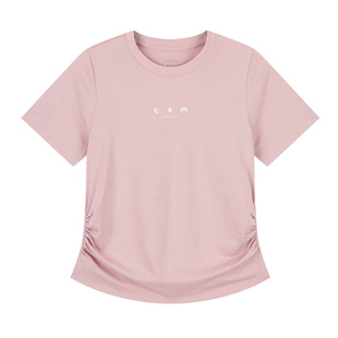 361°短袖夏女生活系列时尚舒适透气简约修身圆领短T恤662429103-