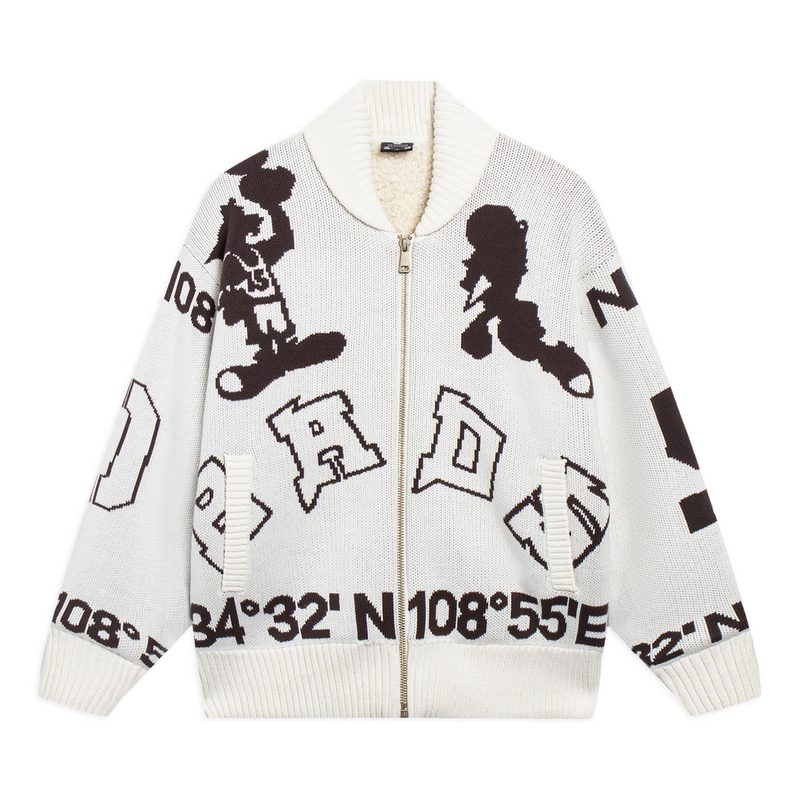 李宁篮球系列男开衫无帽编织衫