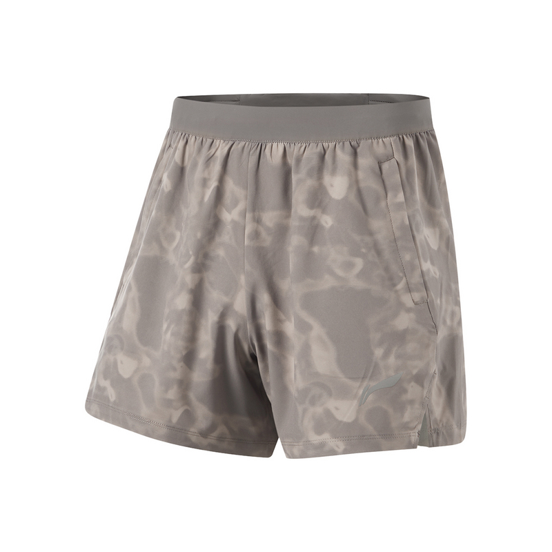 李宁短裤 2024秋季新款男子专业运动跑步系列运动休闲短裤AKSU135