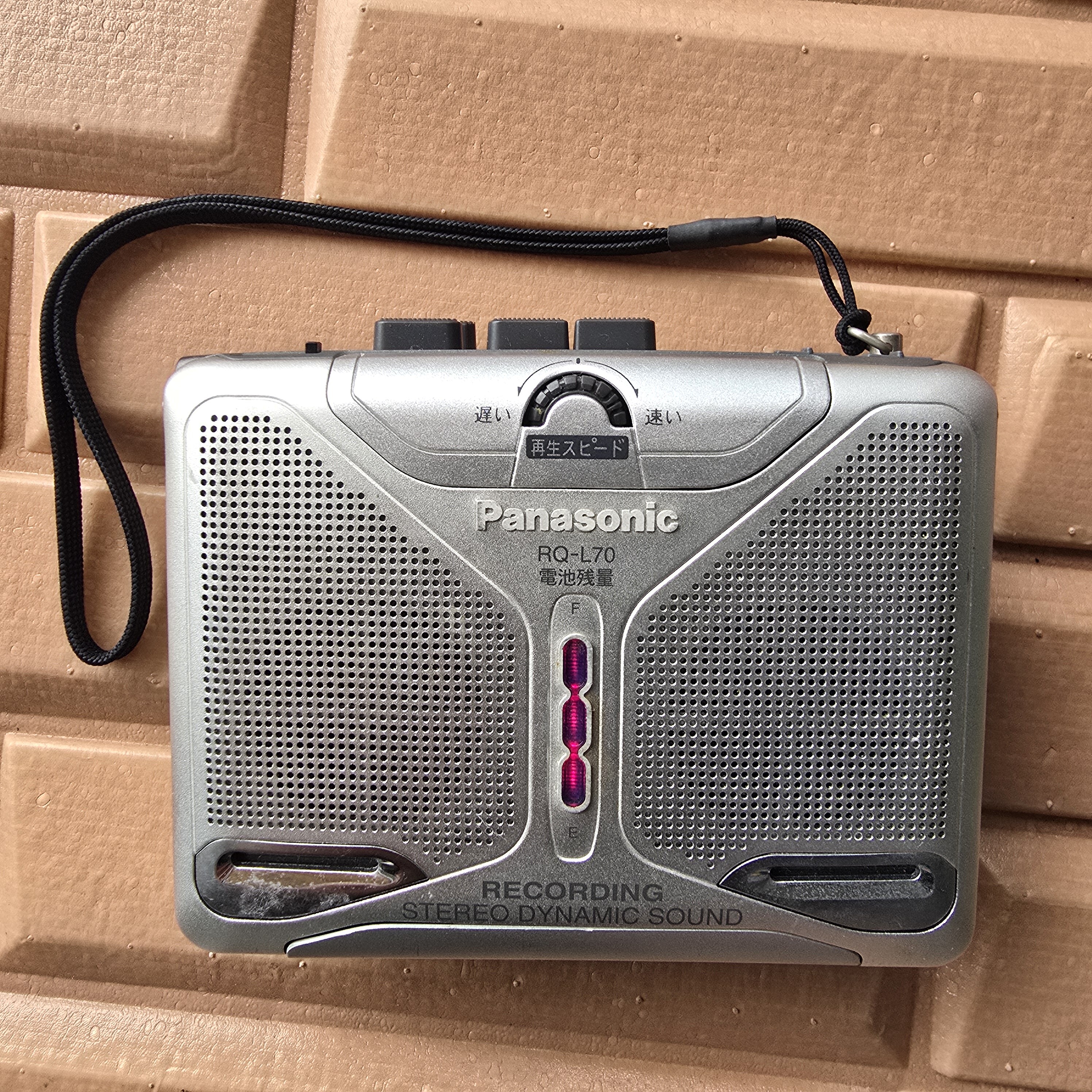 原装进口松下磁带机随身听录放一体卡带机立体声外放喇叭无级变速