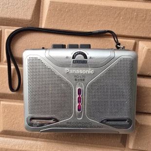 原装进口松下磁带机随身听录放一体卡带机立体声外放喇叭无级变速