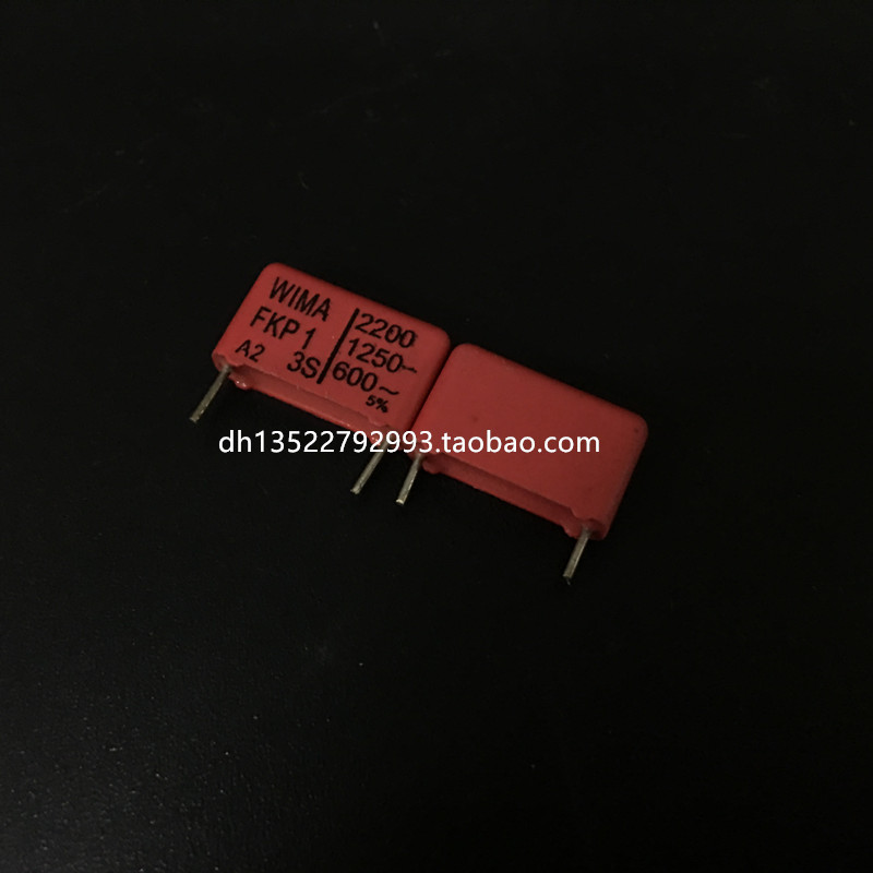 原装德国WIMA威马电容FKP1 1250V222 2.2NF 1250V2200P 脚距15MM