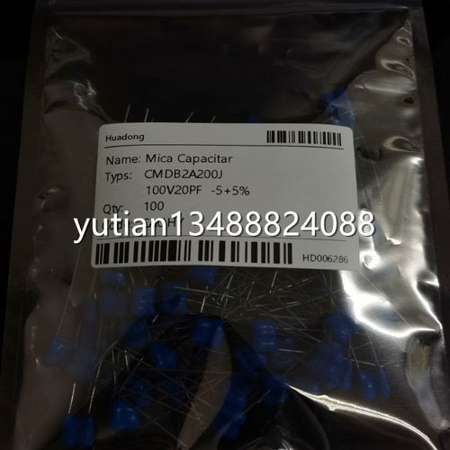 ELECFISH精密银云母电容 100V-20PF CMDB 2A 20PFJ 100V 5%精度