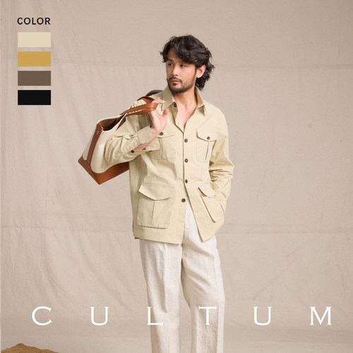 CULTUM100%棉春夏男士游猎夹克