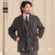 领夹克男休闲外套 复古人字纹西装 高克重保暖50羊毛 CULTUM意式