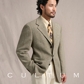 人字纹优雅平驳领男西服 CULTUM重磅复古经典 1930S 全羊毛粗纺