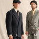 男 CULTUM秋冬加厚双排扣戗驳领西服套装 1930s 全羊毛斜纹面料
