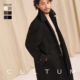 CULTUM100%骑兵斜洗水棉巴尔玛肯风衣男中长款 全羊毛内胆 外套
