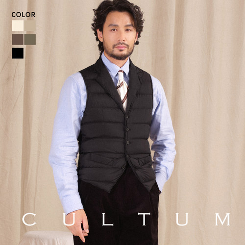 CULTUM90白鸭绒防风保暖羽绒马甲