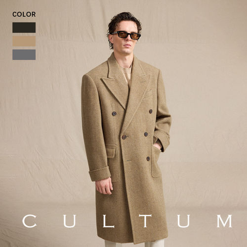 CULTUM中长款秋冬保暖羊毛大衣