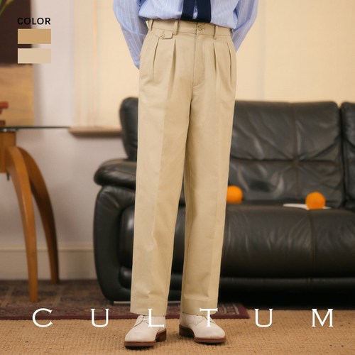 100%长绒棉长裤休闲裤卡其裤子