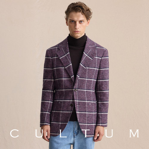 CULTUM全棉意式商务休闲西装