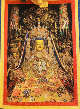 大昭唐卡释迦牟尼挂画觉沃佛唐卡