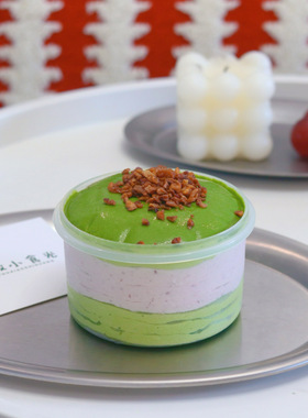 【悠悠小食光】抹茶葡萄千层 手工千层蛋糕甜品 下午茶