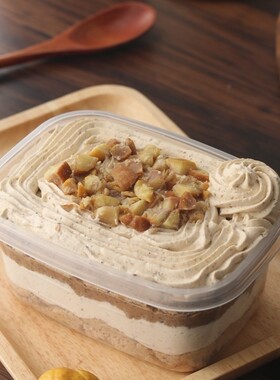 【悠悠小食光】人气栗子伯爵红茶奶油蛋糕盒子纯手工甜品下午茶